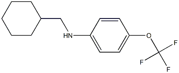 N-(cyclohexylmethyl)-4-(trifluoromethoxy)aniline Struktur