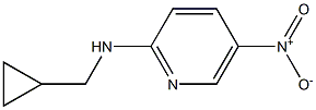 N-(cyclopropylmethyl)-5-nitropyridin-2-amine Struktur