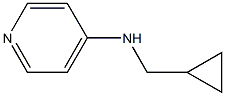 N-(cyclopropylmethyl)pyridin-4-amine Struktur