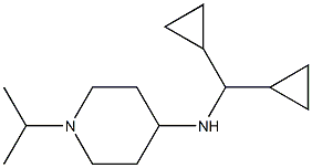 N-(dicyclopropylmethyl)-1-(propan-2-yl)piperidin-4-amine Struktur