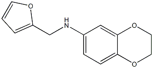 N-(furan-2-ylmethyl)-2,3-dihydro-1,4-benzodioxin-6-amine Struktur