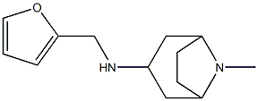 N-(furan-2-ylmethyl)-8-methyl-8-azabicyclo[3.2.1]octan-3-amine Struktur