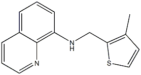 N-[(3-methylthiophen-2-yl)methyl]quinolin-8-amine Struktur