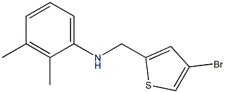 N-[(4-bromothiophen-2-yl)methyl]-2,3-dimethylaniline Struktur