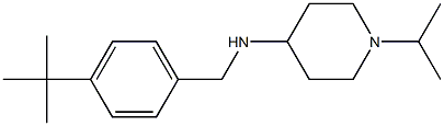 N-[(4-tert-butylphenyl)methyl]-1-(propan-2-yl)piperidin-4-amine Struktur