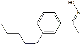 N-[1-(3-butoxyphenyl)ethylidene]hydroxylamine Struktur