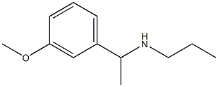 N-[1-(3-methoxyphenyl)ethyl]-N-propylamine Struktur