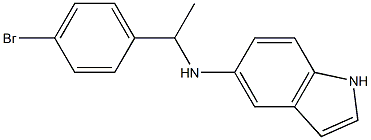 N-[1-(4-bromophenyl)ethyl]-1H-indol-5-amine Struktur