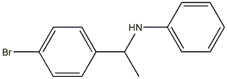 N-[1-(4-bromophenyl)ethyl]aniline Struktur