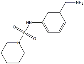 N-[3-(aminomethyl)phenyl]piperidine-1-sulfonamide Struktur