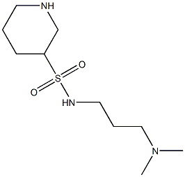 N-[3-(dimethylamino)propyl]piperidine-3-sulfonamide Struktur