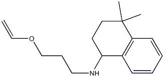 N-[3-(ethenyloxy)propyl]-4,4-dimethyl-1,2,3,4-tetrahydronaphthalen-1-amine Struktur