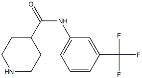 N-[3-(trifluoromethyl)phenyl]piperidine-4-carboxamide Struktur