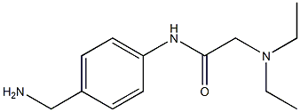 N-[4-(aminomethyl)phenyl]-2-(diethylamino)acetamide Struktur