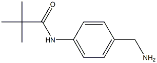 N-[4-(aminomethyl)phenyl]-2,2-dimethylpropanamide Struktur