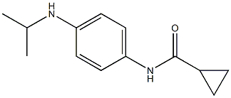 N-[4-(propan-2-ylamino)phenyl]cyclopropanecarboxamide Struktur