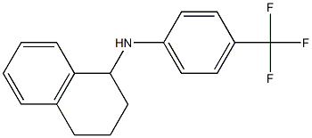 N-[4-(trifluoromethyl)phenyl]-1,2,3,4-tetrahydronaphthalen-1-amine Struktur