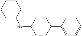 N-cyclohexyl-4-phenylcyclohexan-1-amine Struktur