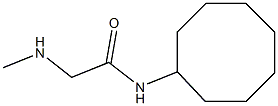 N-cyclooctyl-2-(methylamino)acetamide Struktur