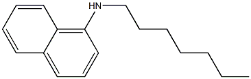 N-heptylnaphthalen-1-amine Struktur