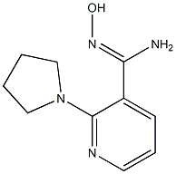 N'-hydroxy-2-pyrrolidin-1-ylpyridine-3-carboximidamide Struktur