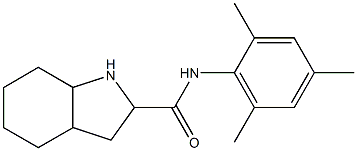 N-mesityloctahydro-1H-indole-2-carboxamide Struktur