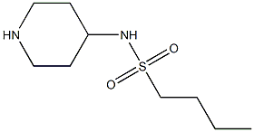 N-piperidin-4-ylbutane-1-sulfonamide Struktur