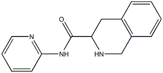 N-pyridin-2-yl-1,2,3,4-tetrahydroisoquinoline-3-carboxamide Struktur