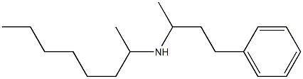 octan-2-yl(4-phenylbutan-2-yl)amine Struktur