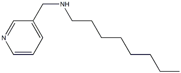 octyl(pyridin-3-ylmethyl)amine Struktur