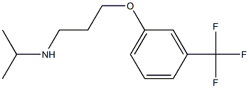 propan-2-yl({3-[3-(trifluoromethyl)phenoxy]propyl})amine Struktur