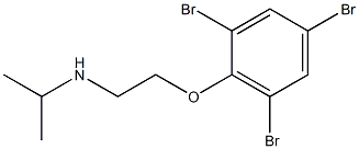 propan-2-yl[2-(2,4,6-tribromophenoxy)ethyl]amine Struktur