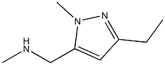 1H-Pyrazole-5-methanamine,  3-ethyl-N,1-dimethyl- Struktur