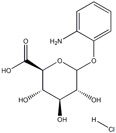 2-Aminophenyl -D-Glucuronide, Hydrochloride Struktur