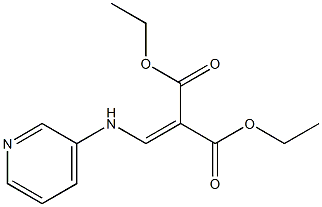 2-(Pyridin-3-ylaminomethylene)-malonic acid diethyl ester Struktur