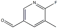 2-Fluoro-5-formyl-3-methylpyridine Struktur