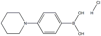 4-(Piperidin-1-yl)phenylboronic acid HCl Struktur