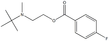 2-[tert-butyl(methyl)amino]ethyl 4-fluorobenzoate Struktur