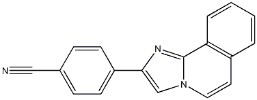 4-imidazo[2,1-a]isoquinolin-2-ylbenzonitrile Struktur