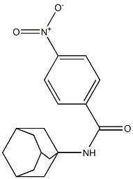 N-(1-adamantyl)-4-nitrobenzamide Struktur