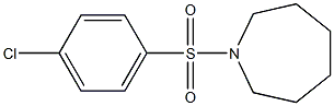 1-[(4-chlorophenyl)sulfonyl]azepane Struktur