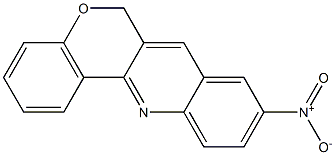 9-nitro-6H-chromeno[4,3-b]quinoline Struktur