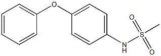 N-(4-phenoxyphenyl)methanesulfonamide Struktur