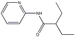 2-ethyl-N-(2-pyridinyl)butanamide Struktur