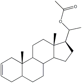 pregn-2-en-20-yl acetate Struktur