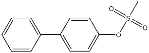 [1,1'-biphenyl]-4-yl methanesulfonate Struktur