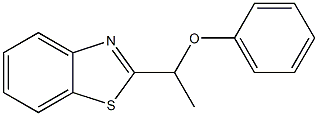 1-(1,3-benzothiazol-2-yl)ethyl phenyl ether Struktur