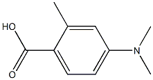 4-(dimethylamino)-2-methylbenzoic acid Struktur