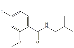 N-isobutyl-2,4-dimethoxybenzamide Struktur