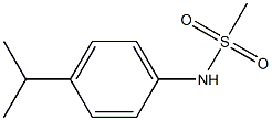 N-(4-isopropylphenyl)methanesulfonamide Struktur